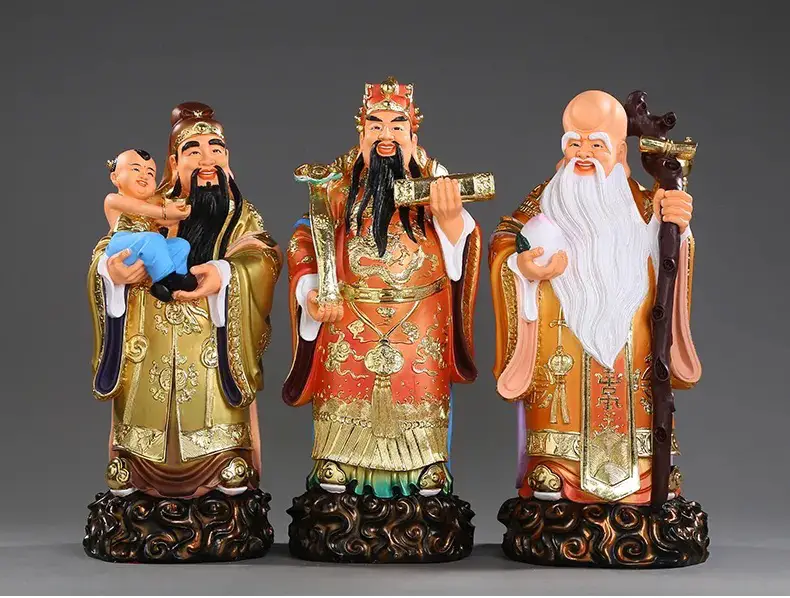 3 Chinese gods