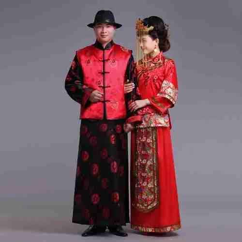 groom wear at a Chinese wedding | Son Of China