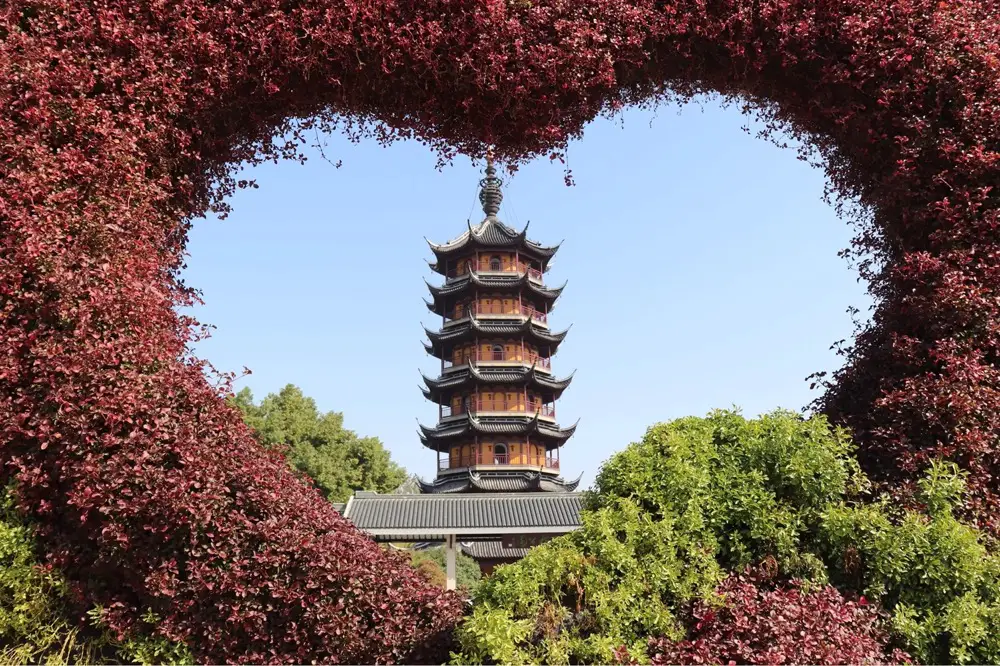 chinese garden pagoda